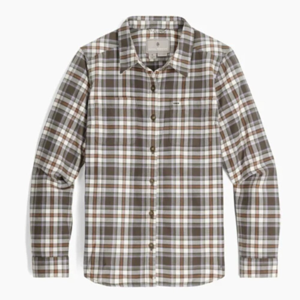 ROYAL ROBBINS - WOMEN'S LIEBACK ORGANIC COTTON FLANNEL - SMALL